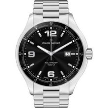 Men's 70165 3 NIN Aquarider Black Dial Stainless Steel Date