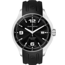 Men's 70166 3 NIN Aquarider Black Dial Rubber Date