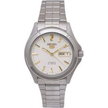 Men's Automatic Stainless Steel w/ White Dial ...