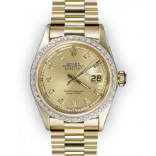 Men's Champagne Dial Rolex Datejust President (199)