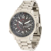 Men's citizen eco-drive promaster nighthawk pilot watch bj7000-52e