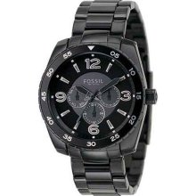 Men's fossil ion-plated multifunction watch bq9388