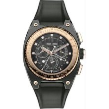 Men's Fusion Retrograde Chronograph Black Dial