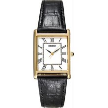 Men's Gold Tone Dress Watch Strap