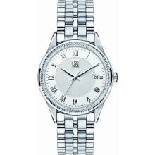 Men's Harrisson Stainless Steel White Dial