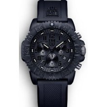 Men's luminox blackout chronograph watch 3081.bo