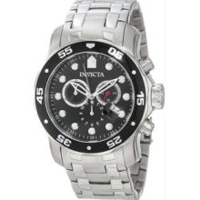 Men's Pro Diver Chronograph Stainless Steel Case and Bracelet