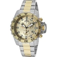 Men's Pro Diver Special Chronograph Two Tone Stainless Steel Case and