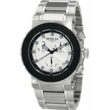 Men's Reserve Chronograph Stainless Steel Case and Bracelet Silver