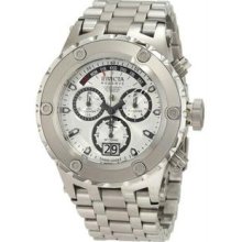 Men's Reserve Stainless Steel Case and Bracelet Chronograph Silver