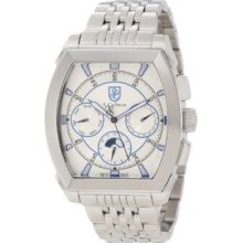 Men's SC0093 Silver Textured Dial Stainless Steel