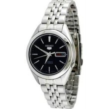 Men's Seiko 5 Automatic Link Bracelet Black