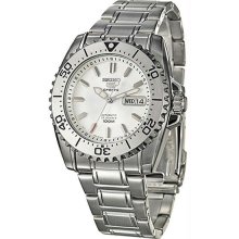 Men's Seiko 5 Sports Automatic Silver Tone Dial