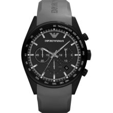 Men's Sportivo Black Stainless Steel Watch