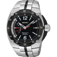 Men's Sportura Direct Drive Kinetic Black Dial Link