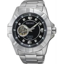 Men's Stainless Steel Case and Bracelet Automatic Black