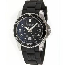 Men's Stainless Steel Case Victorinox Maverick Black Dial Quartz