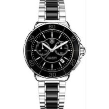 Men's Stainless Steel Ceramic Formula 1 Black Dial