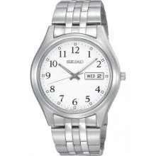 Men's Stainless Steel Dress Qaurtz White Dial