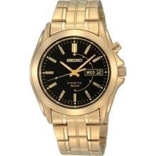 Men's Stainless Steel Dress Black Dial Kinetic