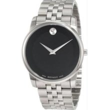 Men's Stainless Steel Museum Black