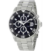 Men's Stainless Steel Pro Diver Chronograph Quartz Black