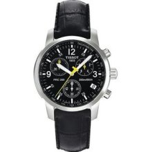 Men's T-Sport PRC200 Chronograph Black Dial