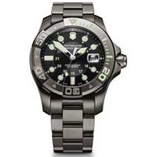 Men's Victorinox Swiss Army Dive Master 500 Gunmetal PVD Stainless