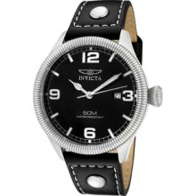 Men's Vintage Black Dial Black