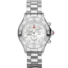 Michele Women's Jetway White Dial Watch MWW17A000018