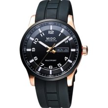 Mido M0054303705709 Watch Multifort Mens - Black Dial Stainless Steel Case Automatic Movement