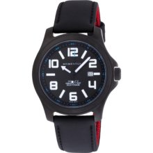 Momentum Men's 1M-Sp06b4b Cobalt V Black Touch Leather Watch