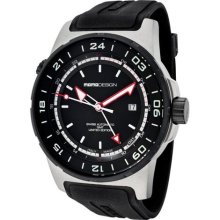 Momo Design Men's Black Dial Watch MD095-GMTRB-02BK