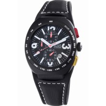 Montres De Luxe Black Avio Watch AVI-40-CR-N/B-N