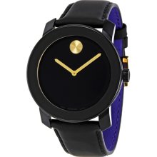 Movado Black TR90 Composite Mens Watch 3600046