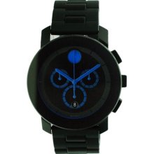 Movado Men's Black Bracelet Chronograph Watch (Movado Bold Large Black Bracelet .)