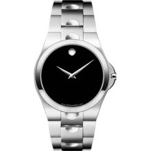 Movado Men's Luno Black Dial Watch 0605556