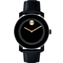 Movado 'Small Bold' Metallic Marker Watch