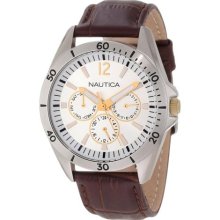 Nautica Men's Leather Watch N12632g