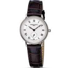 NEW Frederique Constant Slimline Quartz S. Steel 235M1S6