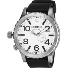 Nixon 51-30 PU Watch - Men's White, One Size