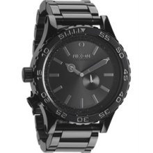 Nixon The 51-30 - all black/black crystal