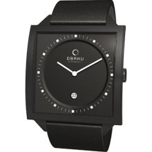 Obaku Harmony Square Case Watch with a Quartz Movement V116UBBRB