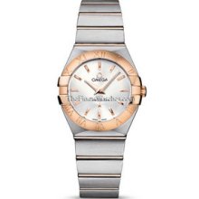 Omega Constellation Brushed Quartz 27mm Ladies Watch 12320276002001