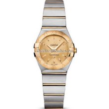 Omega Constellation Brushed Quartz 24mm Ladies Watch 12320246008001