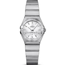 Omega Constellation Brushed Quartz 24mm Ladies Watch 12310246002001