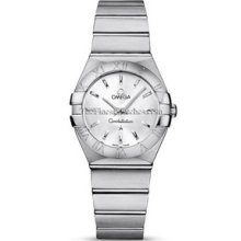 Omega Constellation Brushed Quartz 27mm Ladies Watch 12310276002001