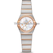 Omega Constellation Brushed Quartz 24mm Ladies Watch 12325246005002