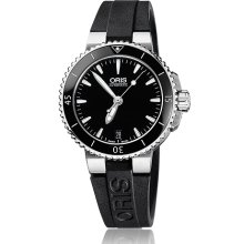 Oris Men's Aquis Black Dial Watch 733-7652-4154-07-4-18-34