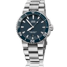 Oris Men's Aquis Blue Dial Watch 733-7653-4155-07-8-26-01PEB